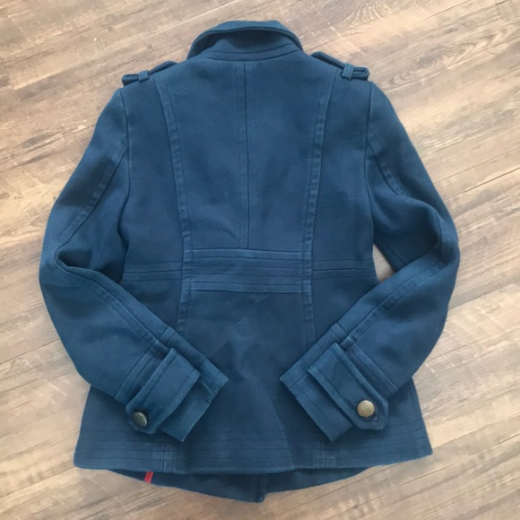 Navy Blue jacket with button detailing - Picture 3 of 3